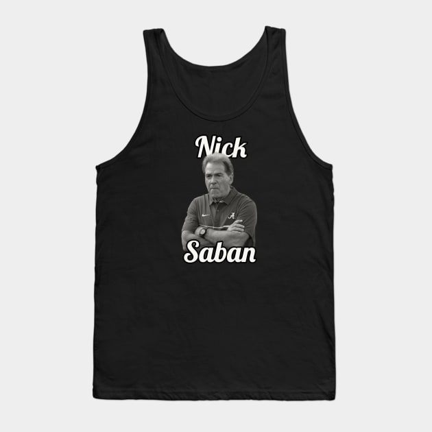 Nick Saban / 1951 Tank Top by glengskoset